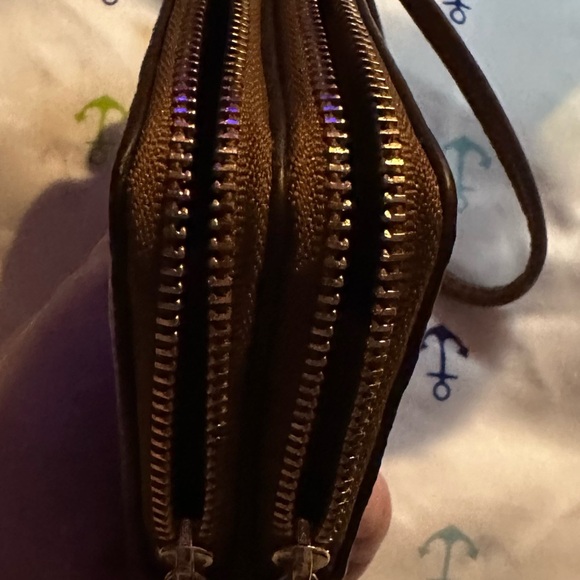 *Vintage Coach Tan Leather Wristlet*NWT* - Picture 13 of 16
